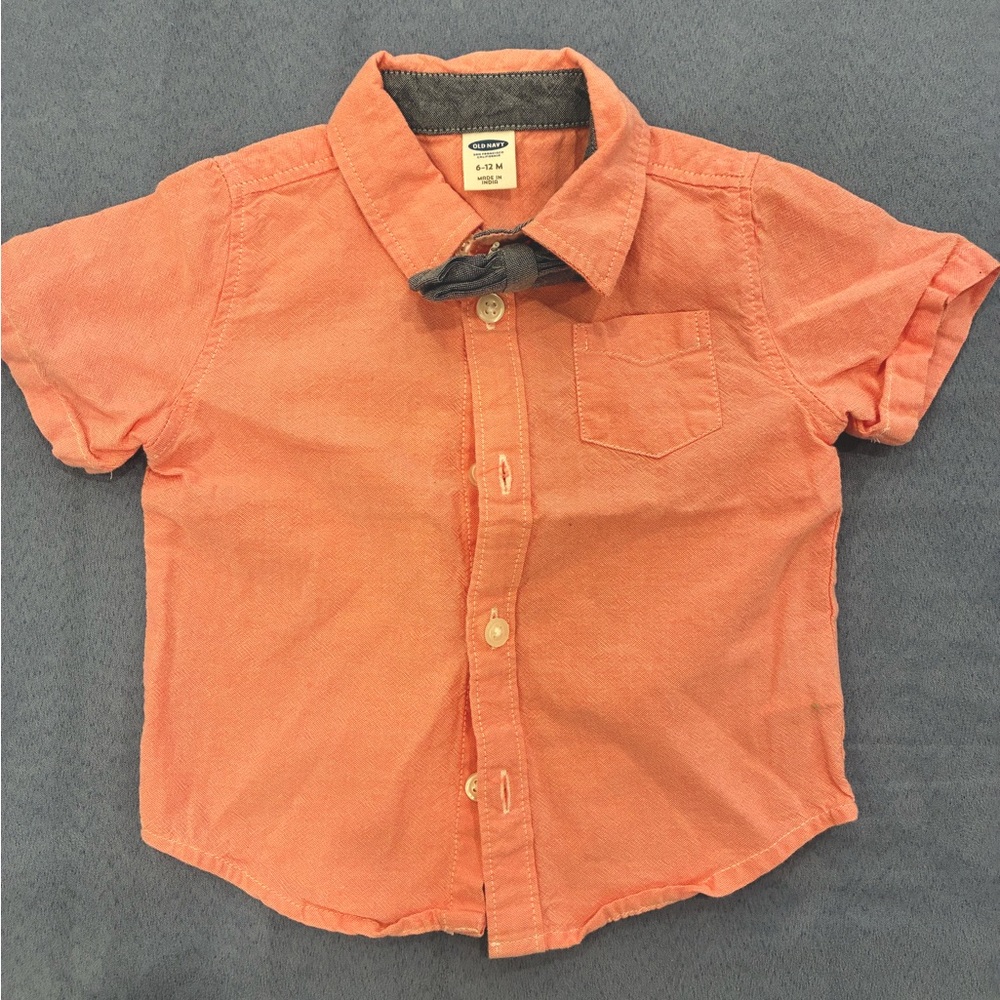 Baby Boy Shirt with Bow Tie